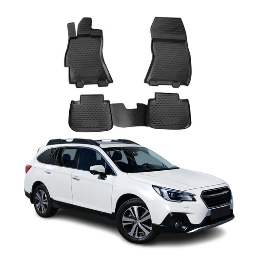 2014-2025 Subaru Outback Fußmatten TPE Schwarz 4 tlg