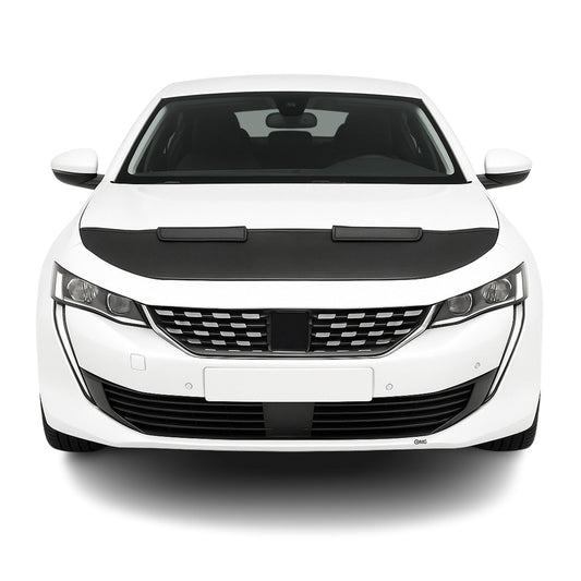 Haubenbra Steinschlagschutz Bonnet Bra für Peugeot 508 2018-2025 Schwarz Halb