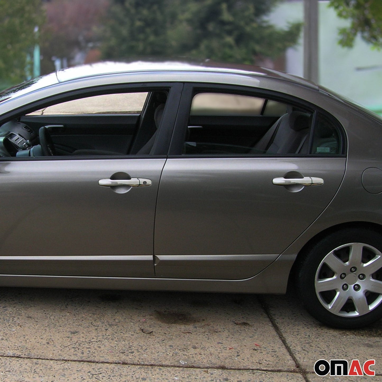 Ornamente mâner ușă pentru Honda Pilot 2008-2015, oțel inoxidabil cromat, 4 uși, 8 bucăți