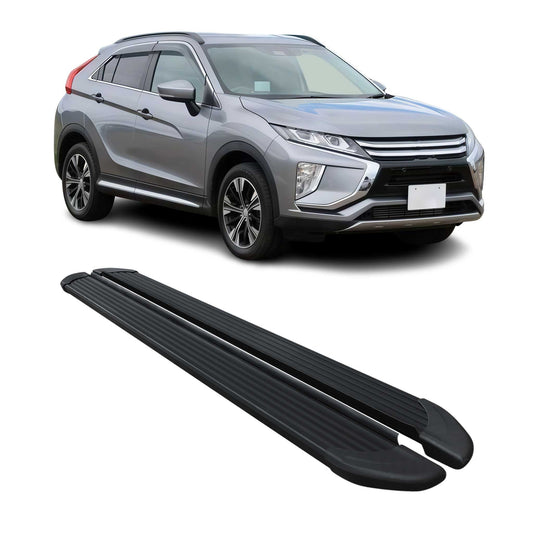 Praguri/praguri laterale pentru Mitsubishi Eclipse Cross 2018-2025, aluminiu, negru