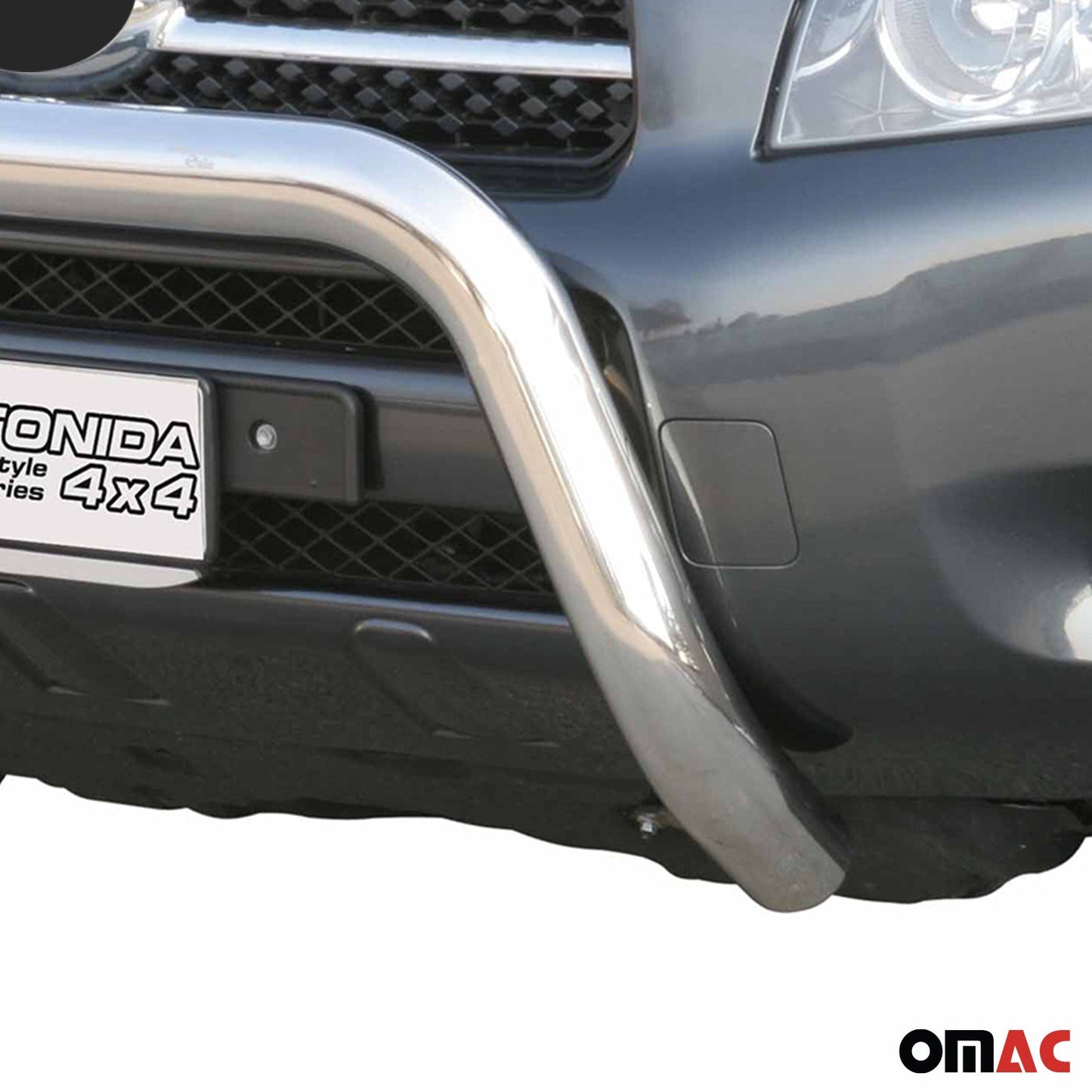Bară de protecție/buton față pentru Toyota RAV4 XA30 2006-2009 ø76mm oțel argintiu