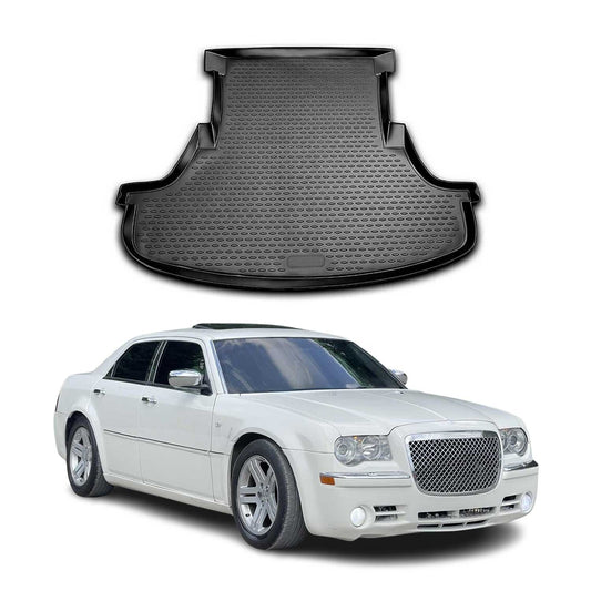 Kofferraumwanne Laderaumwanne für Chrysler 300C Limo 2004-2012 Gummi Schwarz