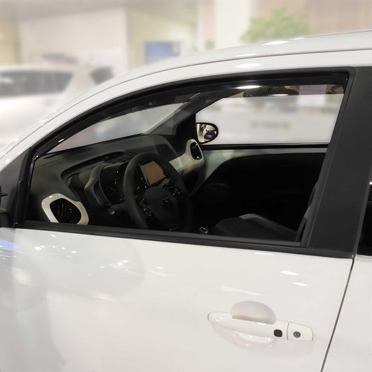 Windabweiser Regenabweiser für Peugeot 108 2014-2024 5tür Dunkel Acryl 2tlg