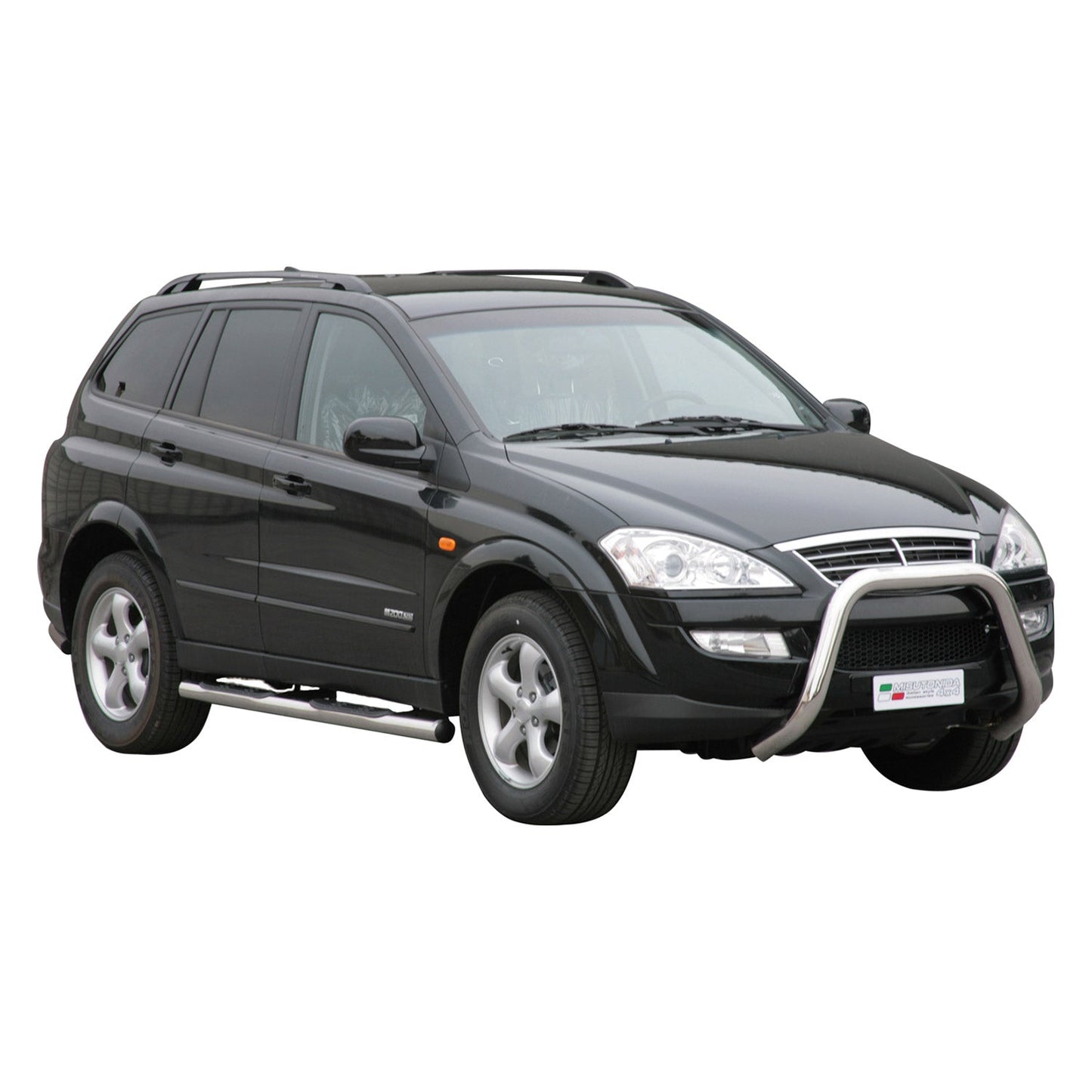 Frontbügel Frontschutzbügel für Ssangyong Kyron 2007-2014 ø76mm Stahl Silber