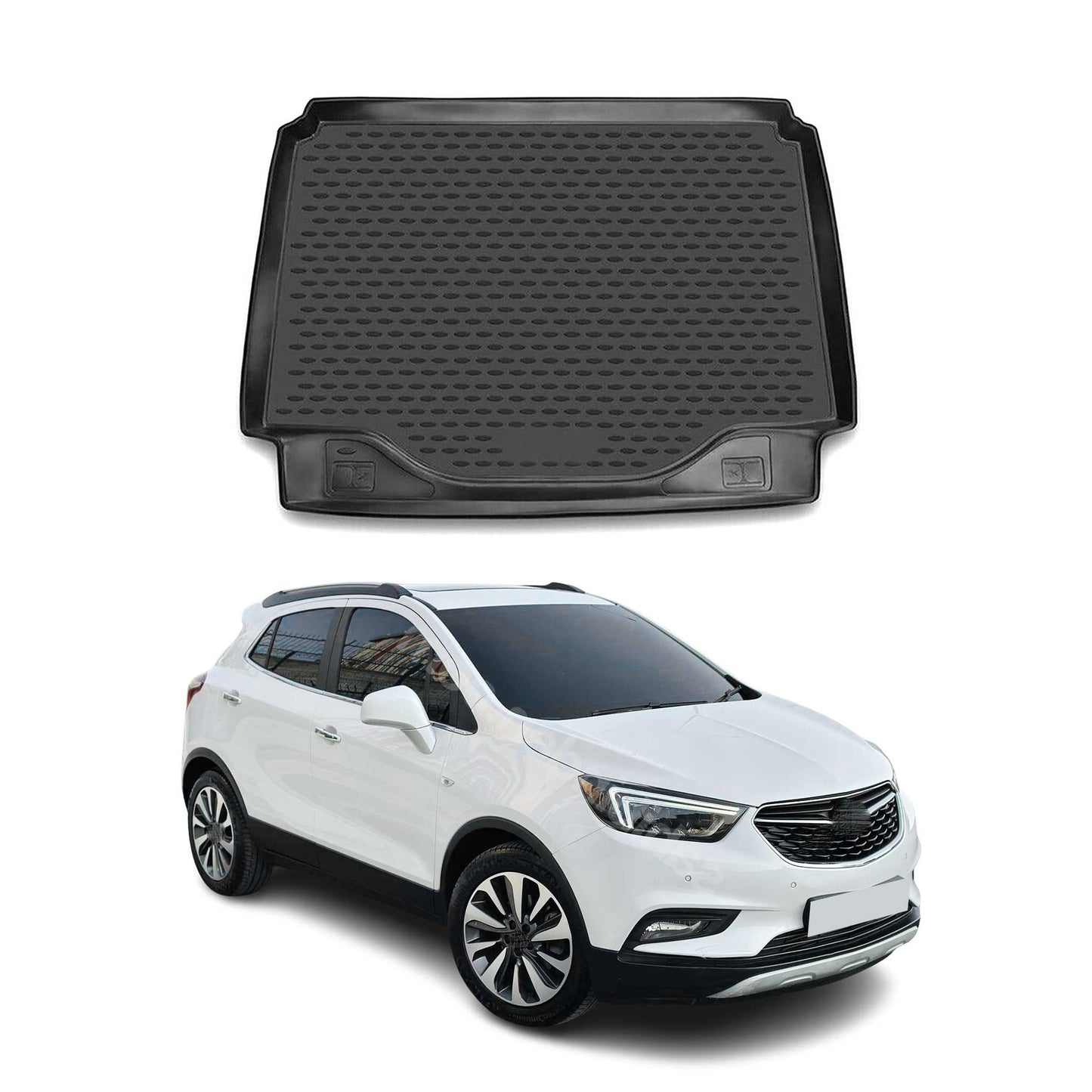 Kofferraummatte Kofferraumwanne für Opel Mokka Mokka X 2012-2020 Gummi TPE