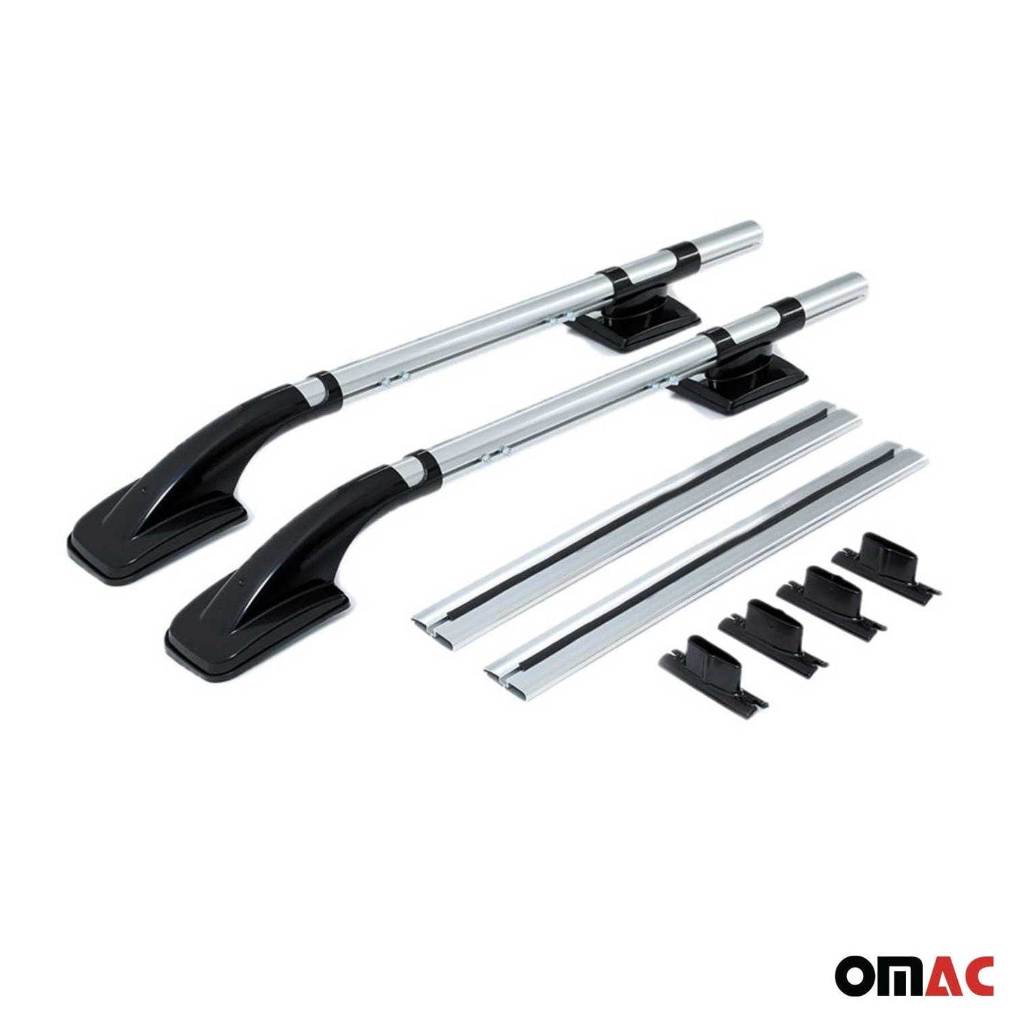 Dachreling Dachträger Gepäckträger Satz für Mazda BT-50 2007-2012 Alu Grau 4x