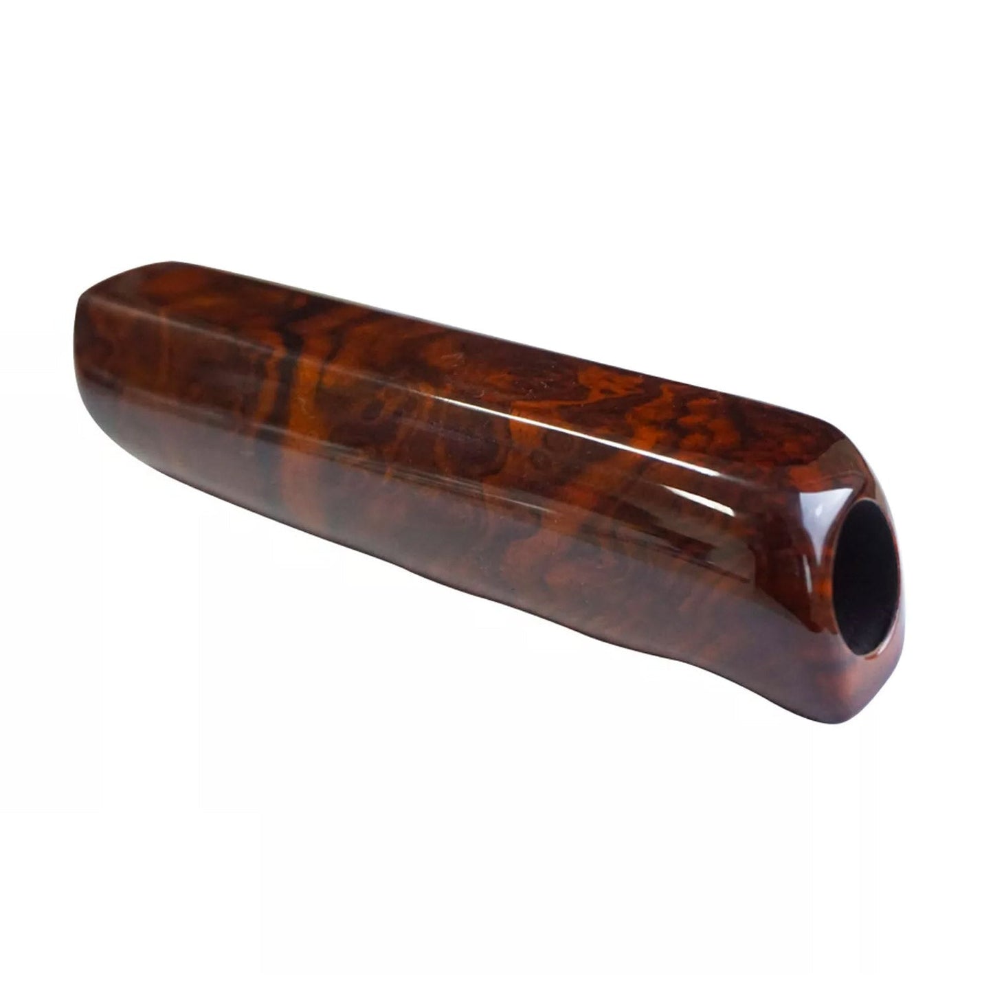 Manetă/mâner frână de mână pentru BMW Seria 3 E46 1998-2007, lemn masiv, 1 bucată