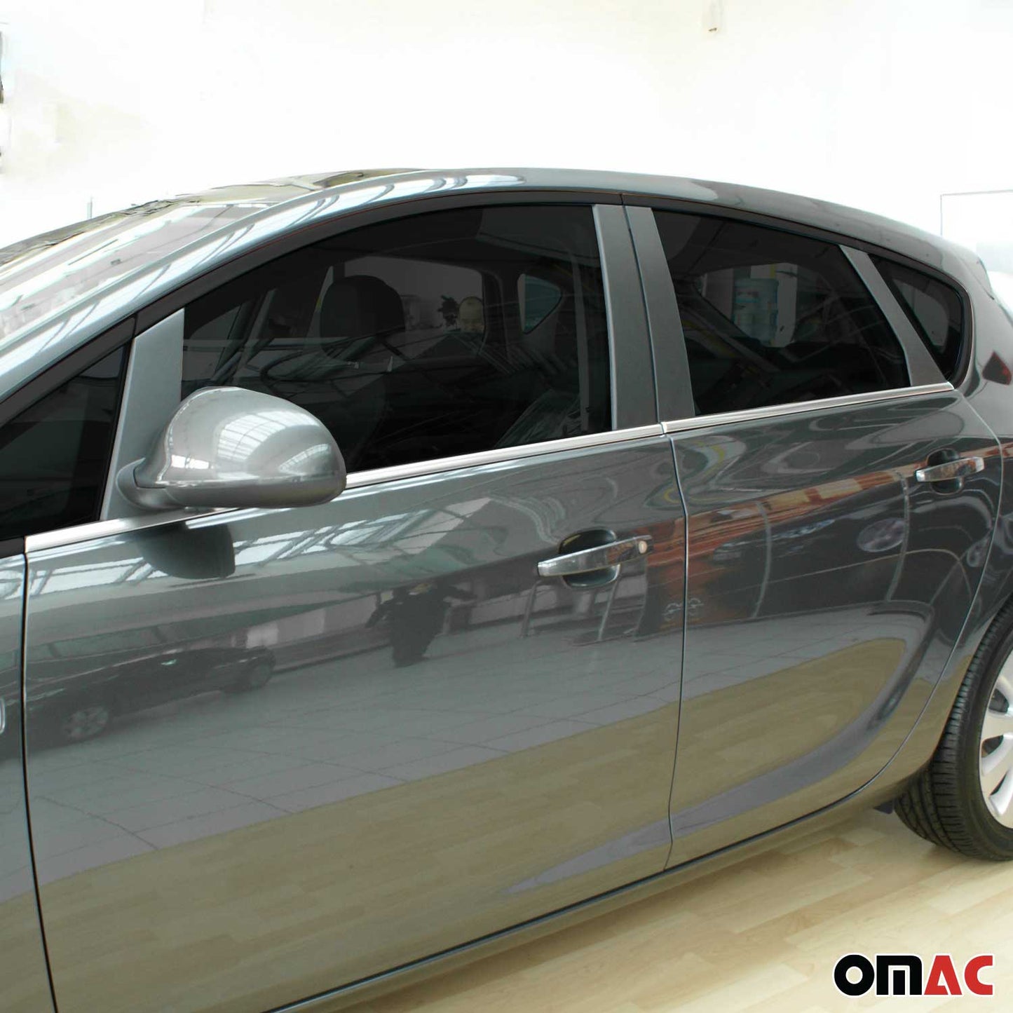 Fensterleisten Zierleisten für Opel Astra J 2009-2015 Edelstahl Chrom 4tlg