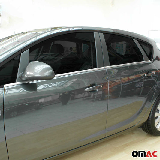 Fensterleisten Zierleisten für Opel Astra J 2009-2015 Edelstahl Chrom 4tlg