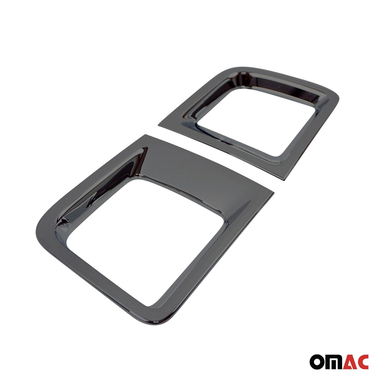 Kühlergrill Leisten Grillleisten für Jeep Renegade 2015-2019 Chrom ABS Dunkel 2x