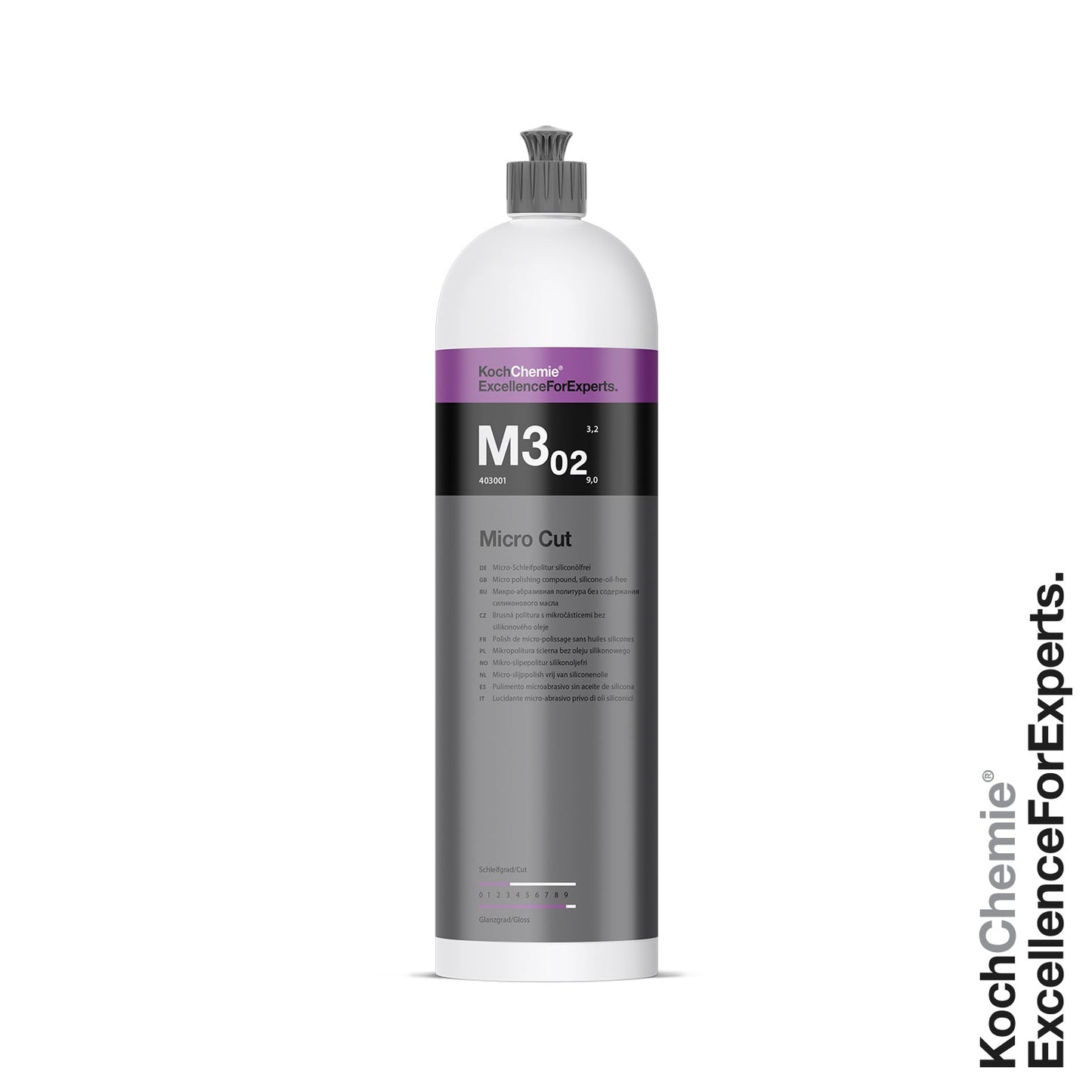 Koch Chemie Micro Cut 1 l + discul de curățare Micro Cut 126x23mm