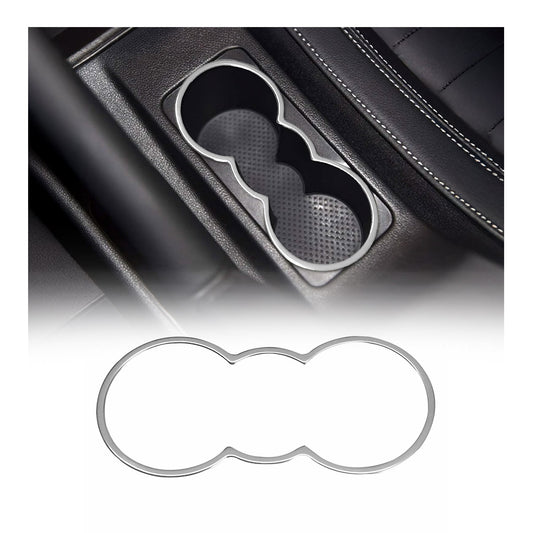 Cadru suport pahar pentru Skoda Octavia 2004-2013, oțel inoxidabil, cromat