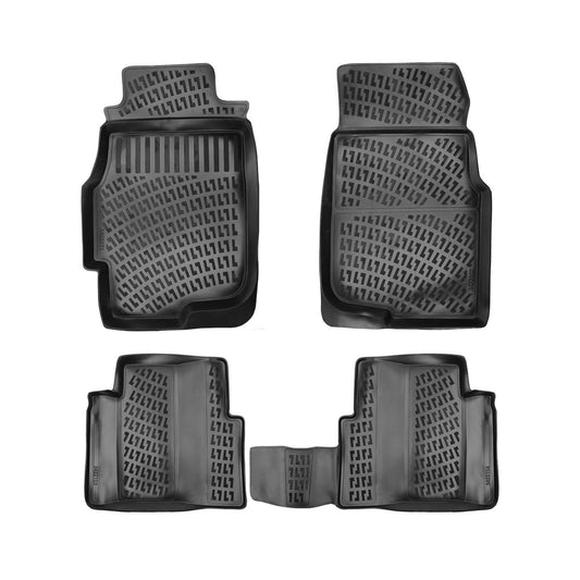 Fußmatten 3D Gummimatten für Honda Civic 1995-2001 Gummi TPE Schwarz 4tlg