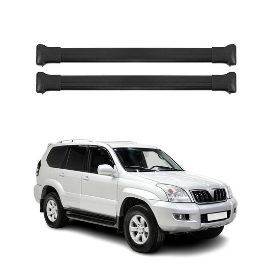 Portbagaj de plafon pentru Toyota Land Cruiser Prado 2002-2009 75kg Alu Negru