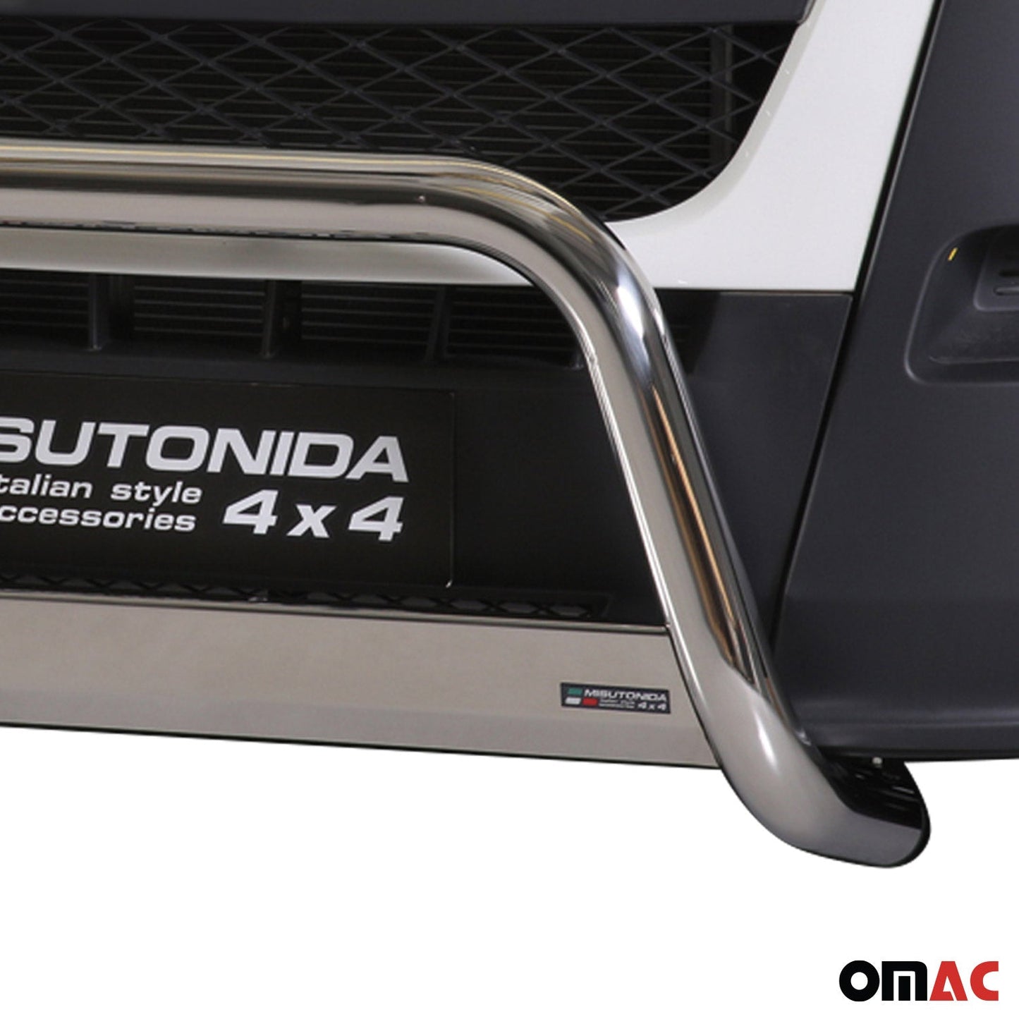 Bară de protecție/buton față pentru Citroen Jumper 2006-2013, ø63mm, oțel, argintiu