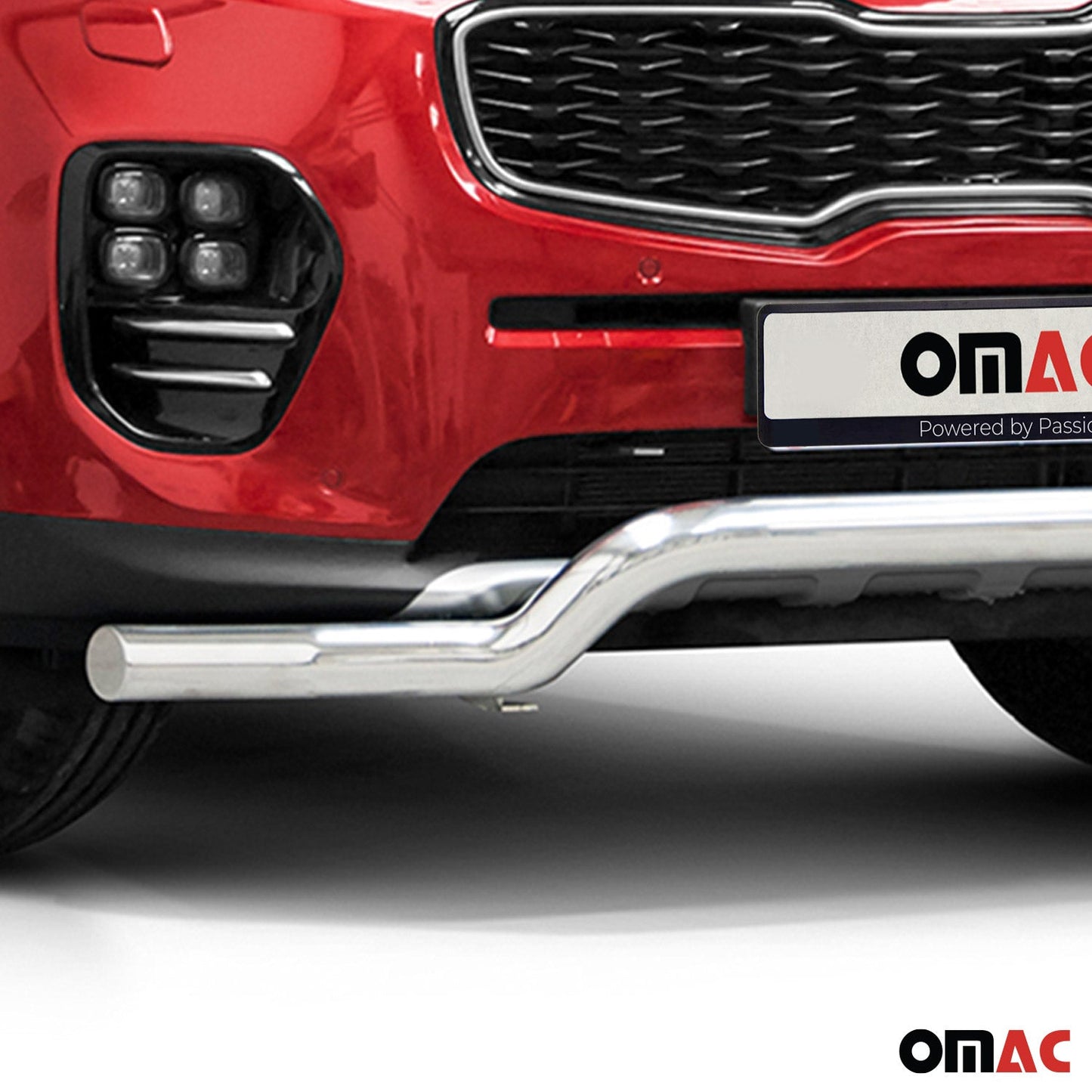 Bară de protecție față, bară de protecție față pentru Kia Sportage 2015-2018, oțel, omologat ABE, argintiu