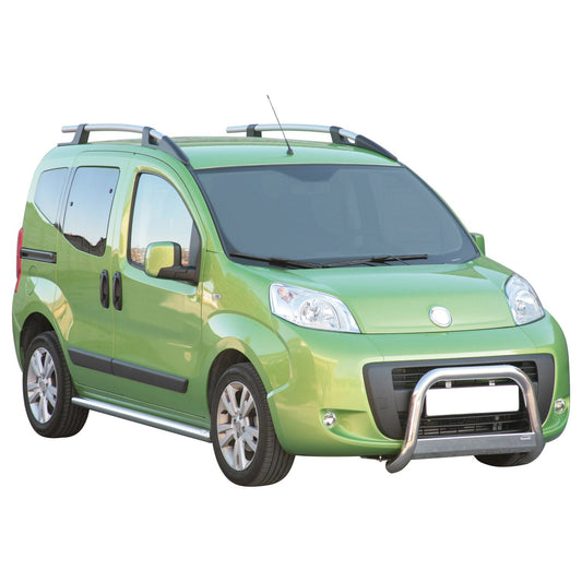 Bară de protecție/buton față pentru Fiat Fiorino 2008-2016 ø63mm oțel argintiu protecție