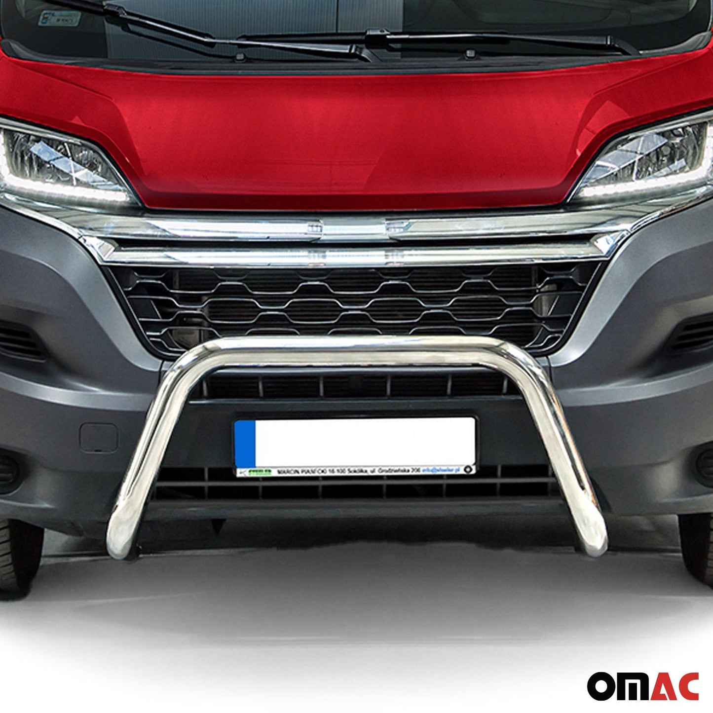 Bară de protecție față pentru Citroen Jumper 2006-2016 cu ABE (omologare de tip germană) Oțel Argintiu