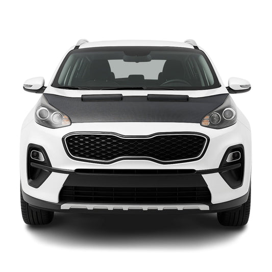 Protecție capotă anti-ciobituri pentru Kia Sportage QL 2017-21, semifabricată în carbon