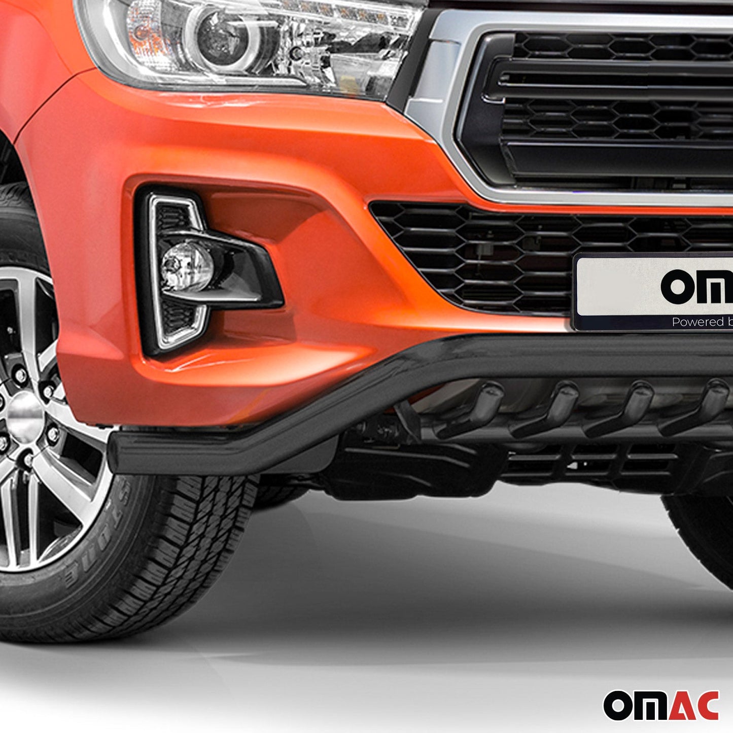 Bară de protecție față pentru Toyota Hilux 2018-2022 cu ABE (omologare de tip germană) Negru oțel