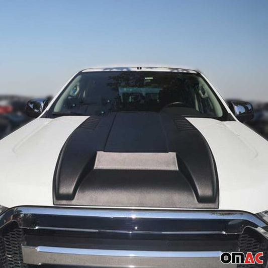 Haubenhutzen Motorhaube Lüftung Schutz für Ford Ranger 2015-2024 ABS Schwarz