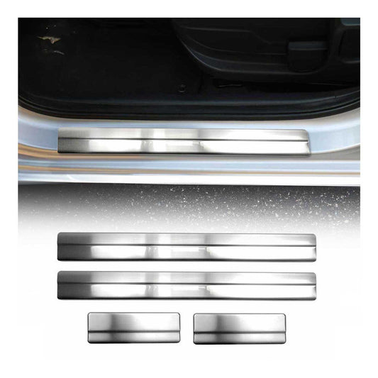 Ornamente prag ușă pentru Ford Mondeo mk3 mk4 2000-2014, oțel inoxidabil, set 4 piese