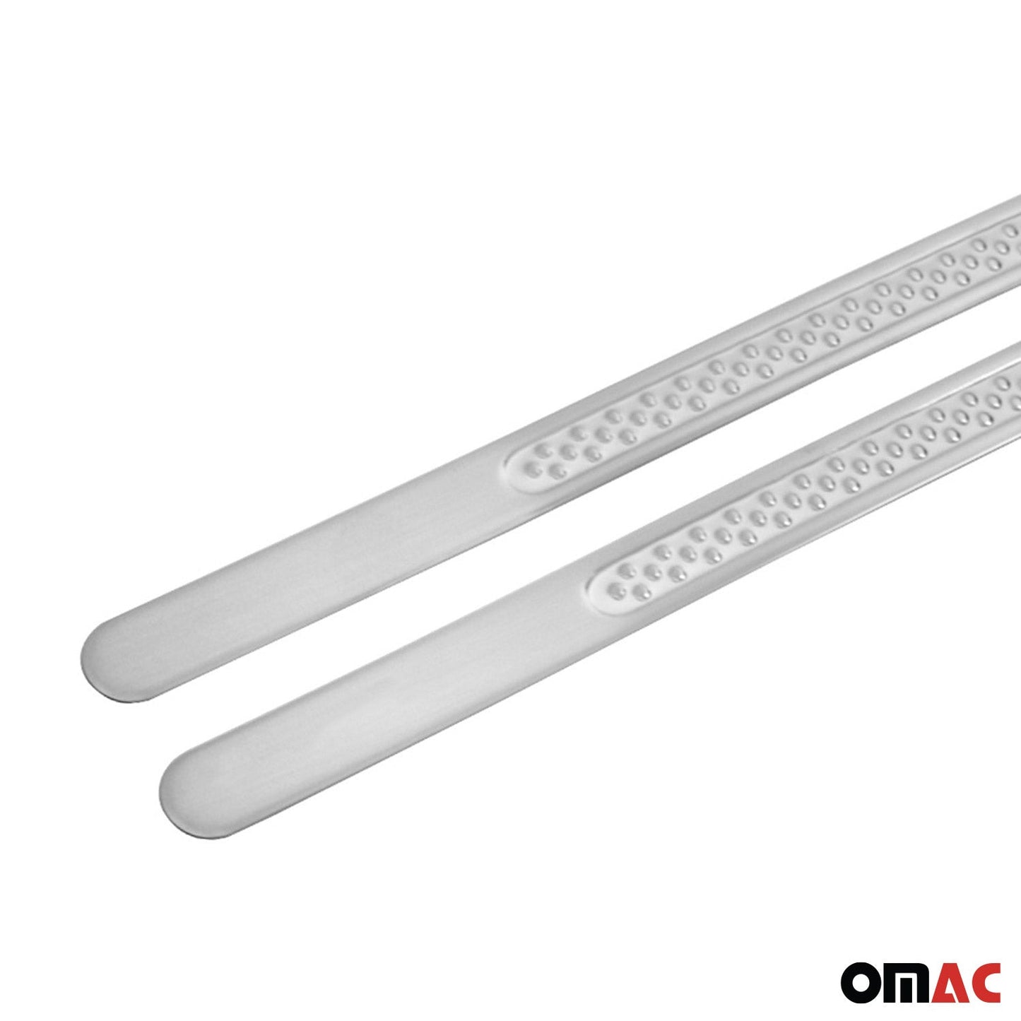 Ornamente prag uși pentru Fiat Punto Evo 2009-2012, oțel inoxidabil, argintiu, set 2 piese