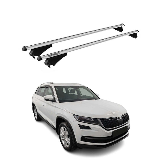 Menabo Dachträger Grundtäger für Skoda Kodiaq mk1 2016-2024 75kg Alu Grau 2x