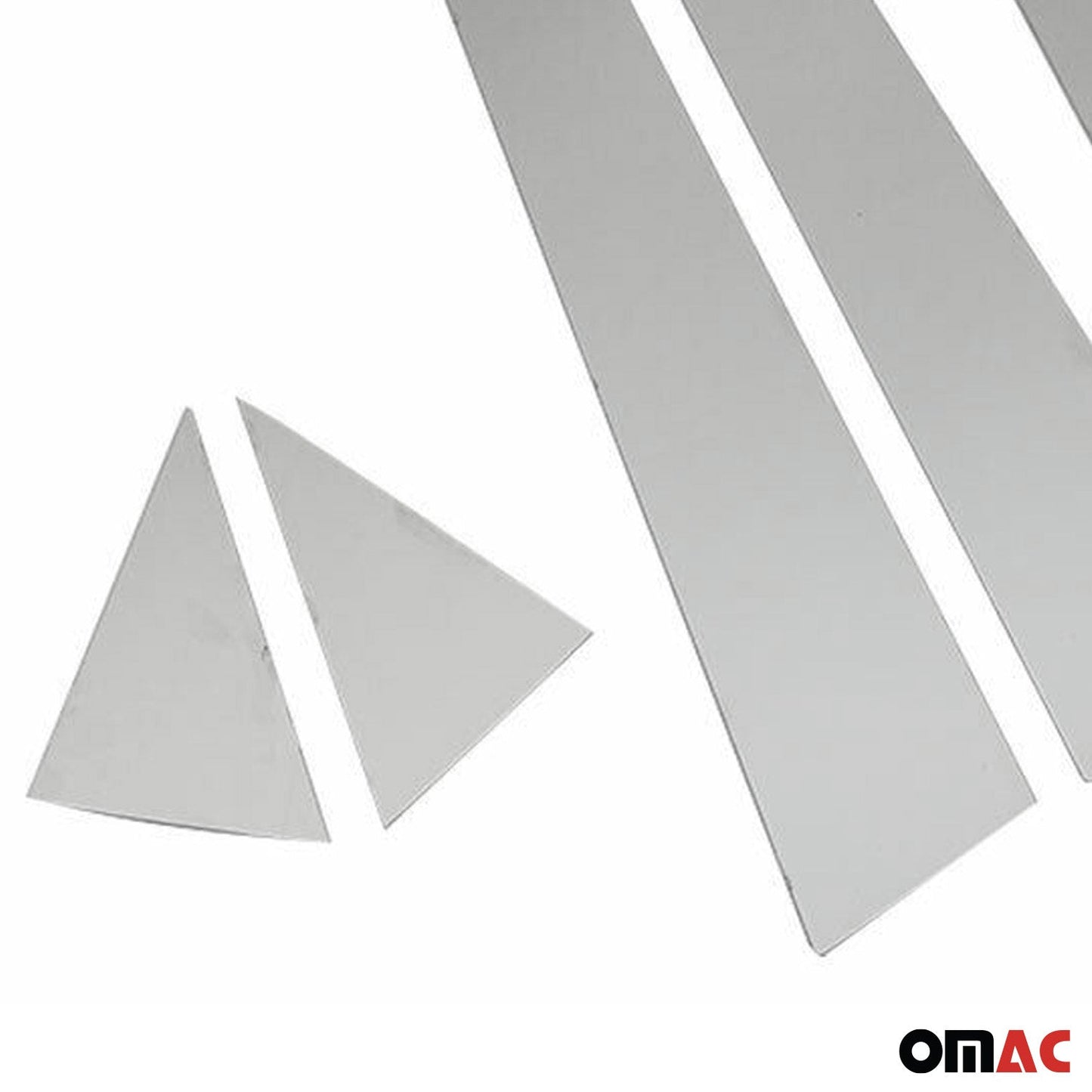 B-Säule Türsäulen Verkleidung für Renault Clio 2019-2021 Edelstahl Silber 6tlg