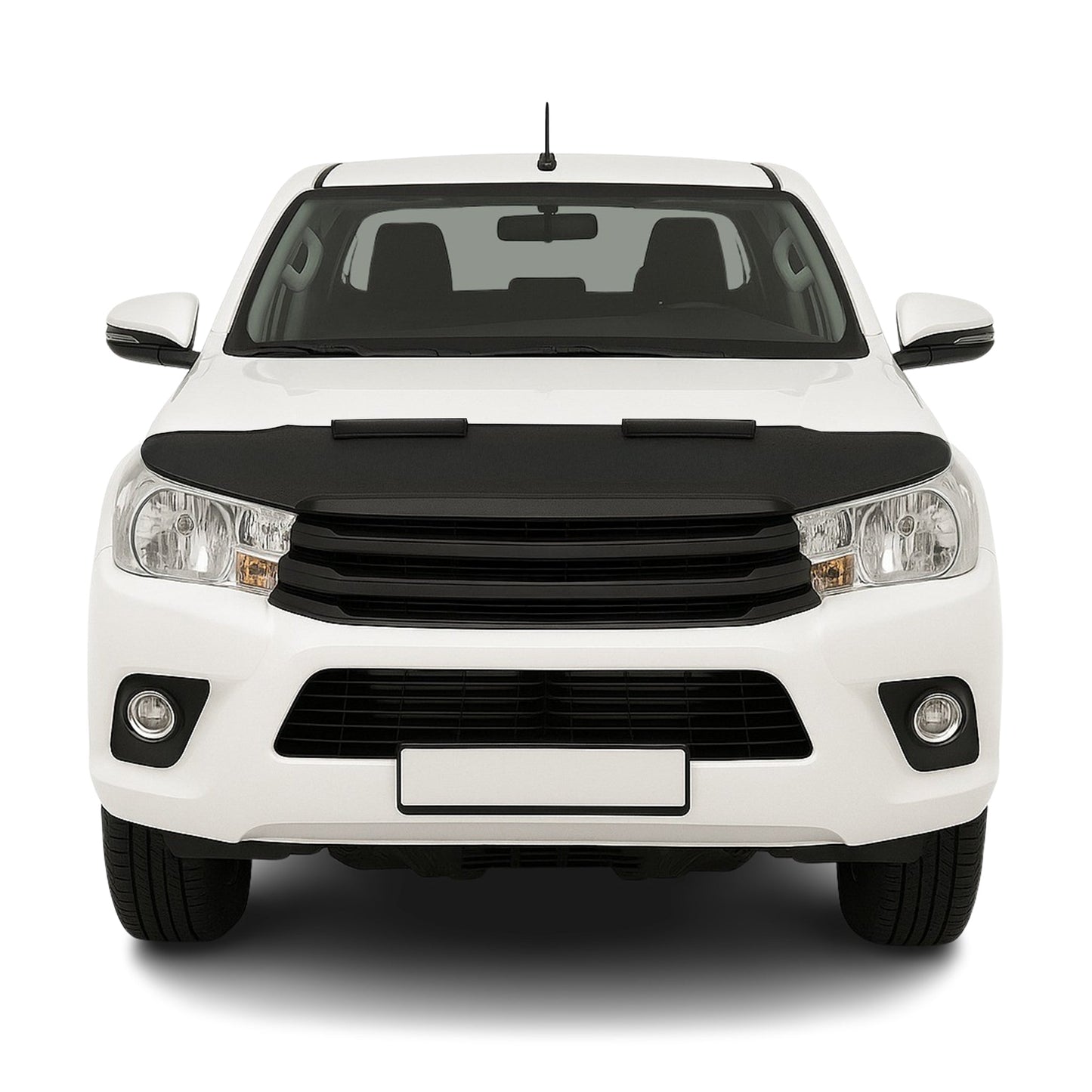 Haubenbra Steinschlagschutz Bonnet Bra für Toyota Hilux 2015-2025 Schwarz Halb