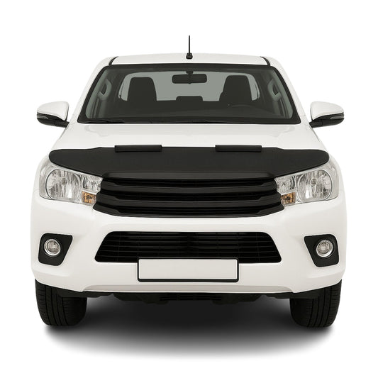Haubenbra Steinschlagschutz Bonnet Bra für Toyota Hilux 2015-2025 Schwarz Halb