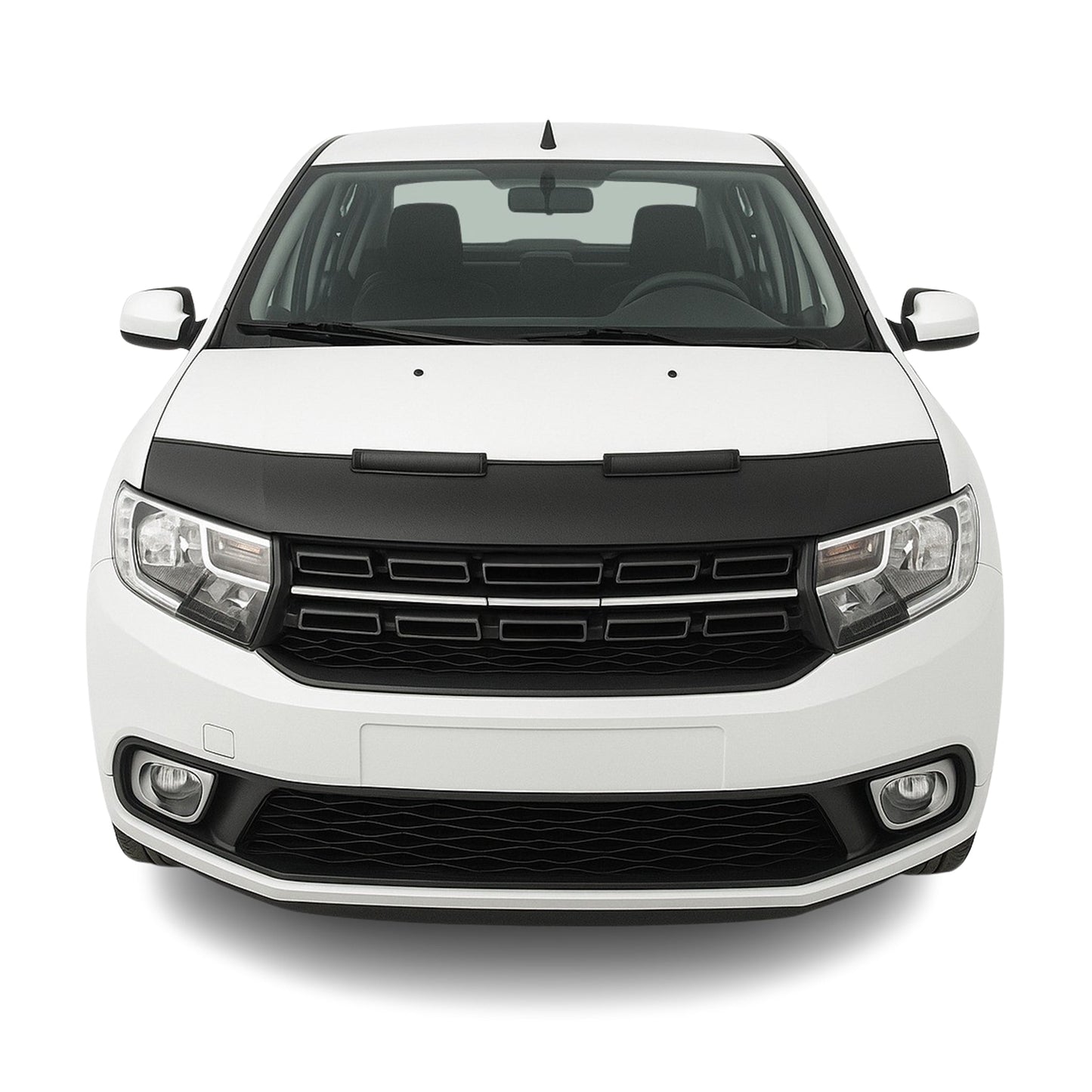 Protecție capotă anti-ciobire pentru Dacia Logan 2012-2020, jumătate neagră