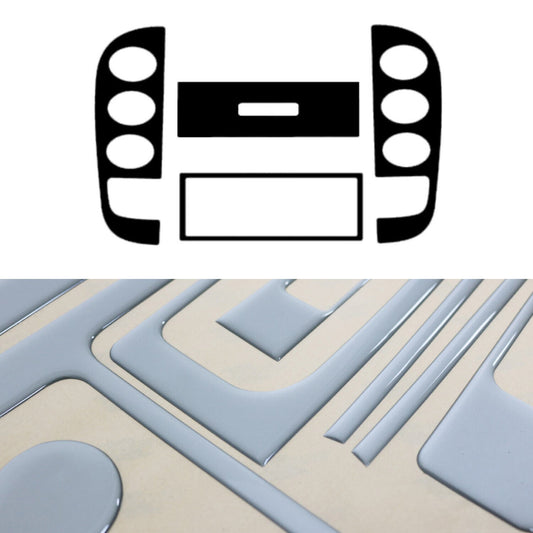 Innenraum Dekor Cockpit für Citroen C2 2003-2009 Aluminium Optik 3tlg