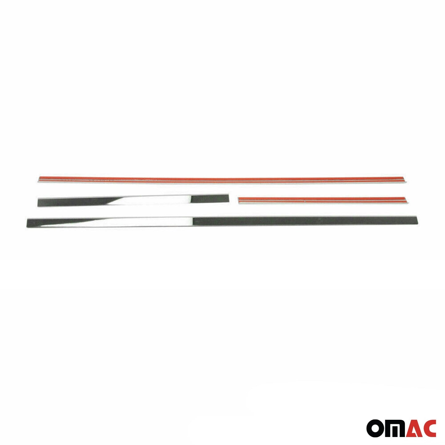 Benzi decorative/ornamente geamuri pentru Toyota Hilux 2005-2015, oțel inoxidabil cromat, 4x