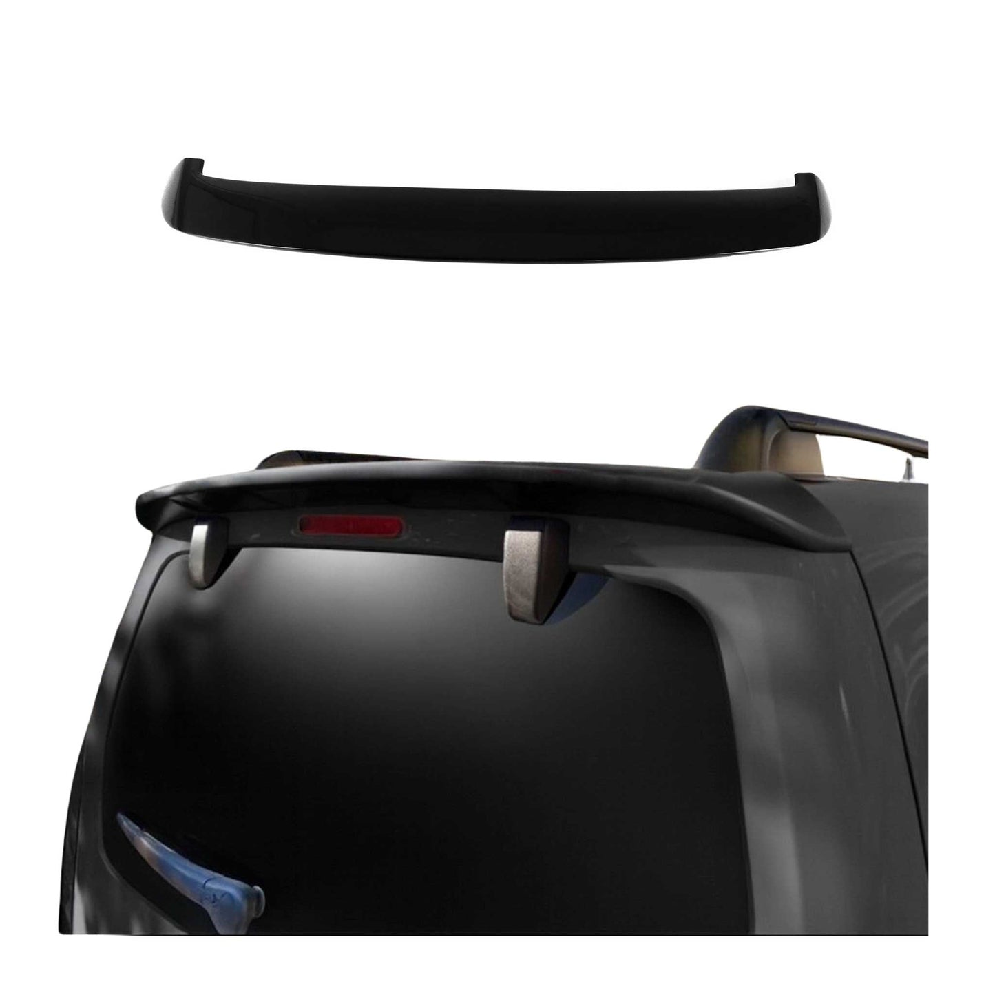 Heckspoiler Dachspoiler Hecklippe für Peugeot Partner Tepee 2008-2016 Farbe EXY