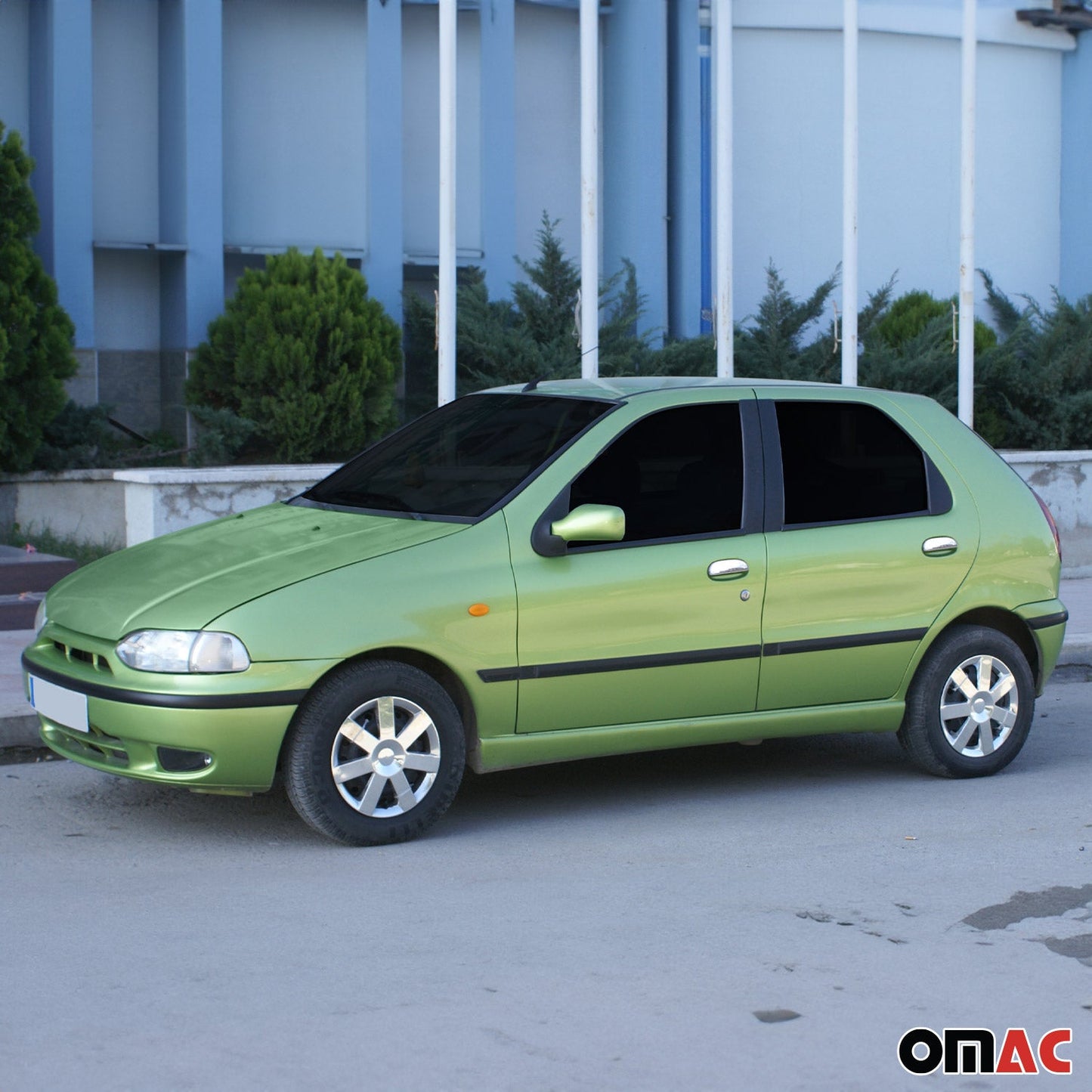 Türgriff Blende Türgriffkappen für Fiat Palio 1996-2000 4Tür Edelstahl Silber 4x