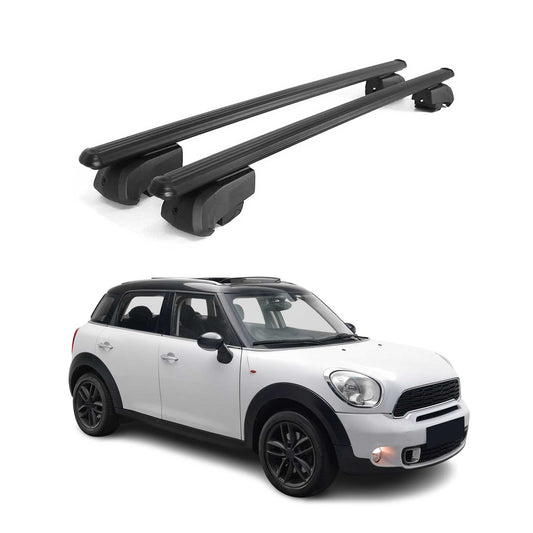 Dachträger Gepäckträger für Mini Countryman R60 SUV 2010-2016 ABE Schwarz 2x