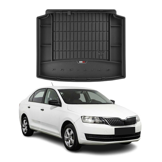 OMAC Gummi Kofferraumwanne für Skoda Rapid Spaceback 2013-2019 TPE Laderaumwanne