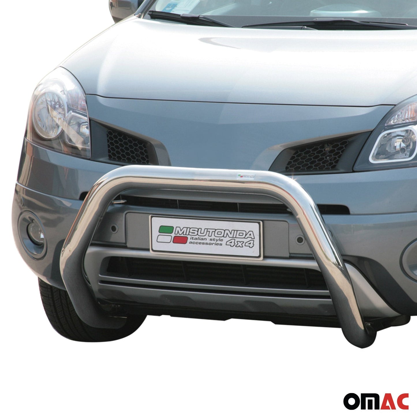 Frontbügel Frontschutzbügel für Renault Koleos 2008-2011 ø76mm Stahl Silber