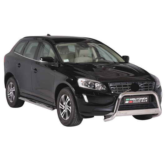 Praguri/praguri laterale din oțel inoxidabil pentru Volvo XC60 2014-2017, argintii