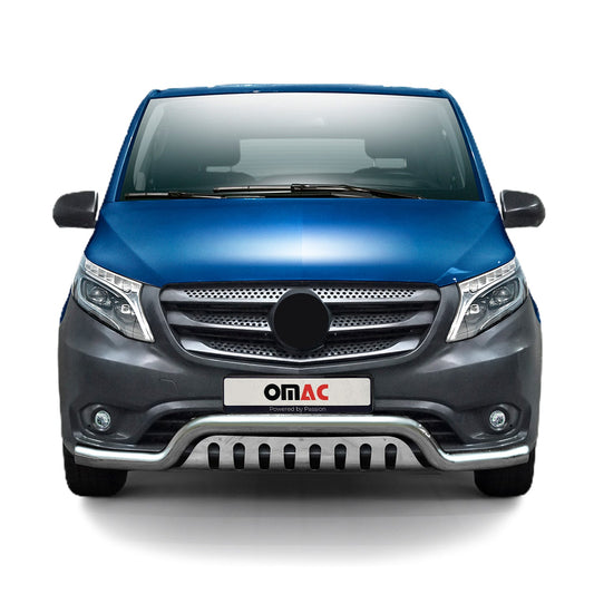 Bară de protecție față din oțel inoxidabil pentru Mercedes Vito W447 2014-2025 ABE