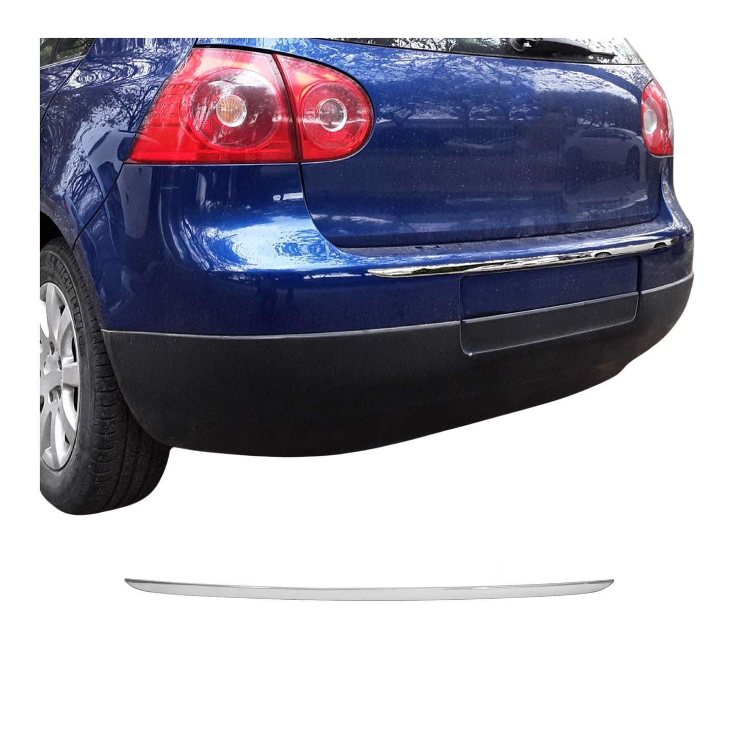 Bandă decorativă portbagaj, bandă decorativă spate pentru Kia Sportage 4 2015-2021, oțel inoxidabil cromat