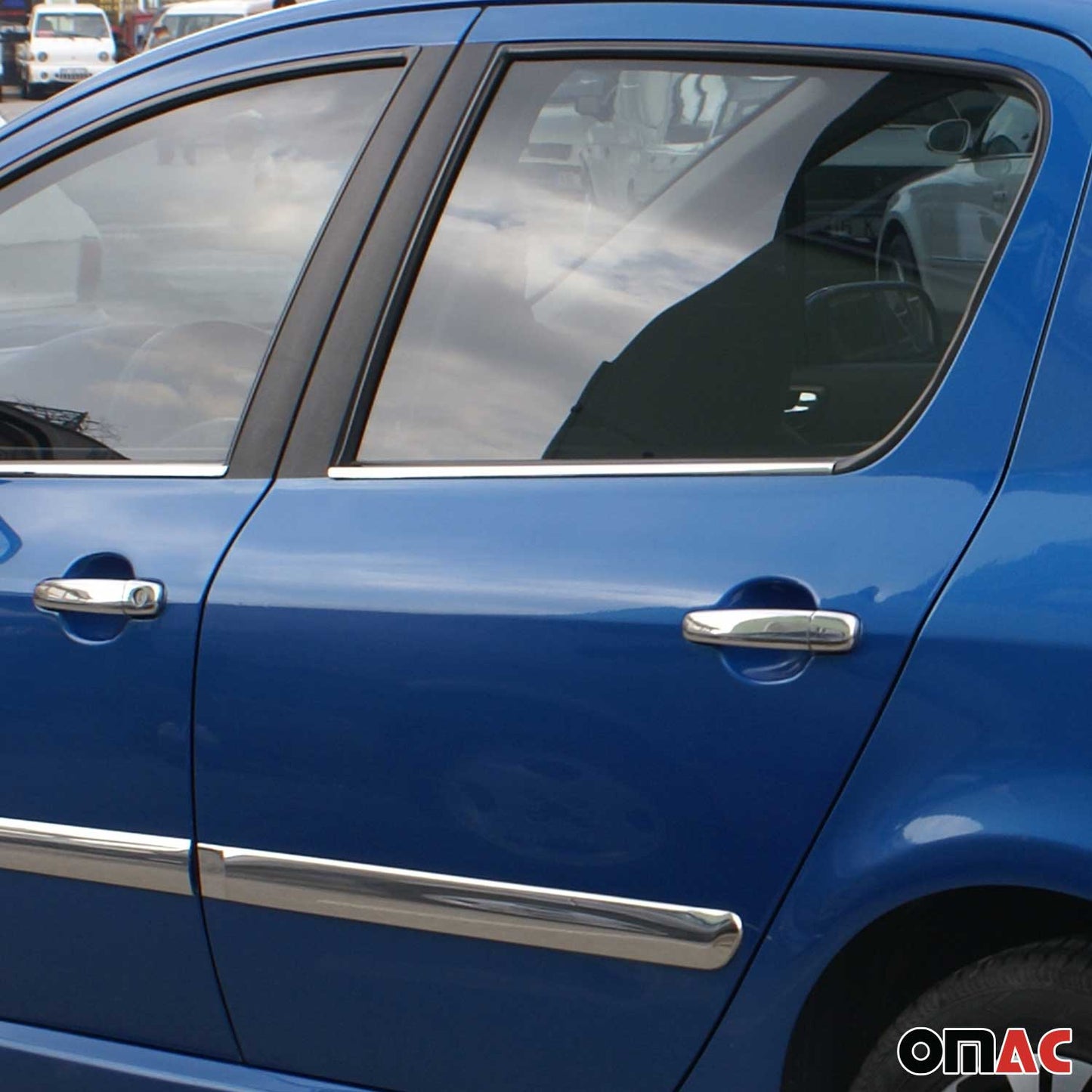 Fensterleisten Zierleisten für Peugeot 307 2001-2008 Edelstahl Chrom 4tlg