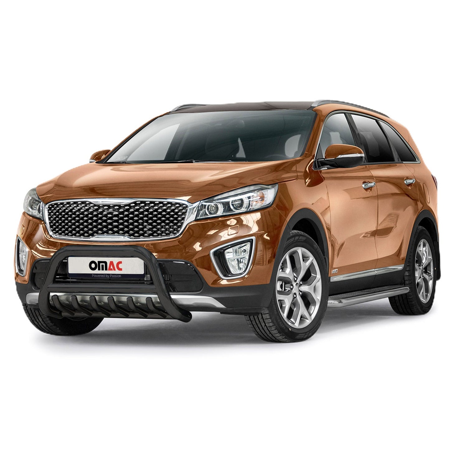 Bară de protecție/buton față pentru Kia Sorento 2015-2018 cu ABE (omologare de tip germană) Negru oțel