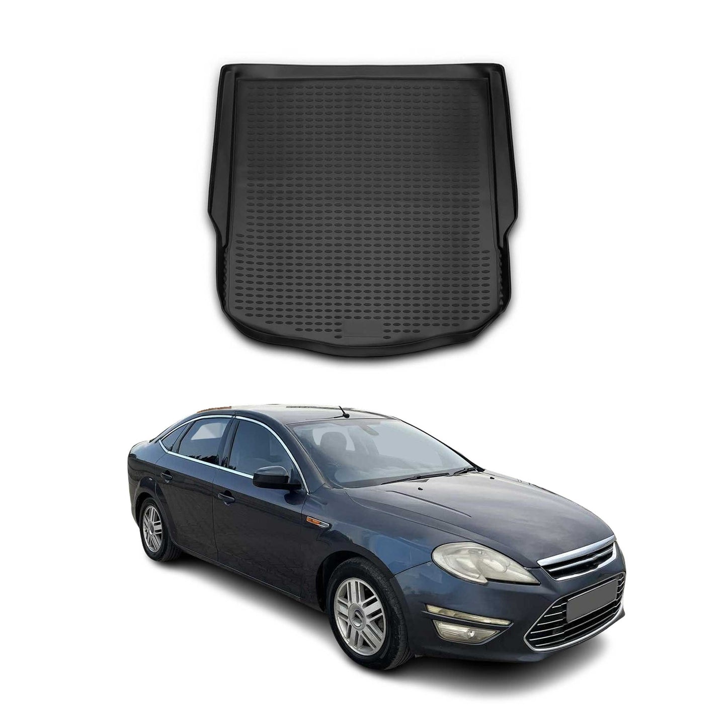 Kofferraummatte Kofferraumwanne für Ford Mondeo mk4 Liftback 2007-2014 Gummi