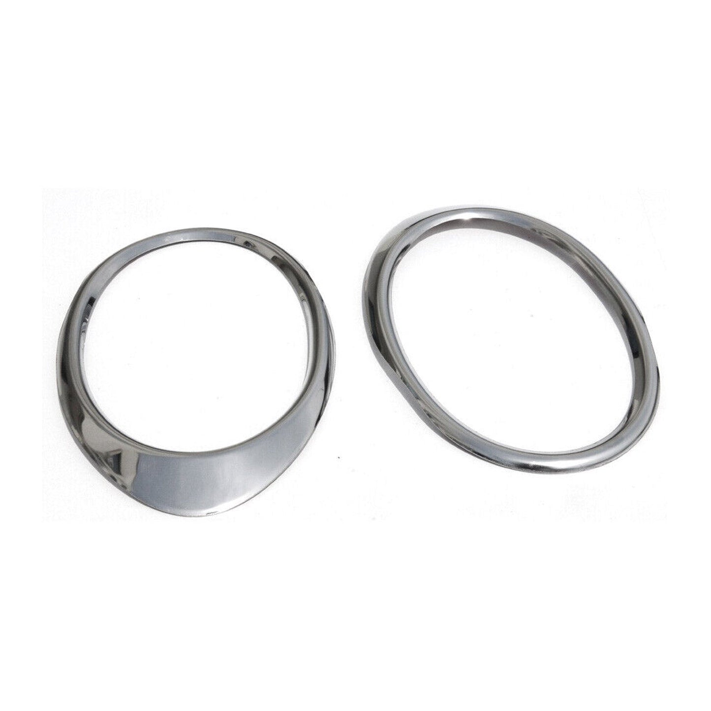 Ramă proiectoare ceață pentru VW Jetta 2010-2014, oțel inoxidabil, argintiu, set 2 piese