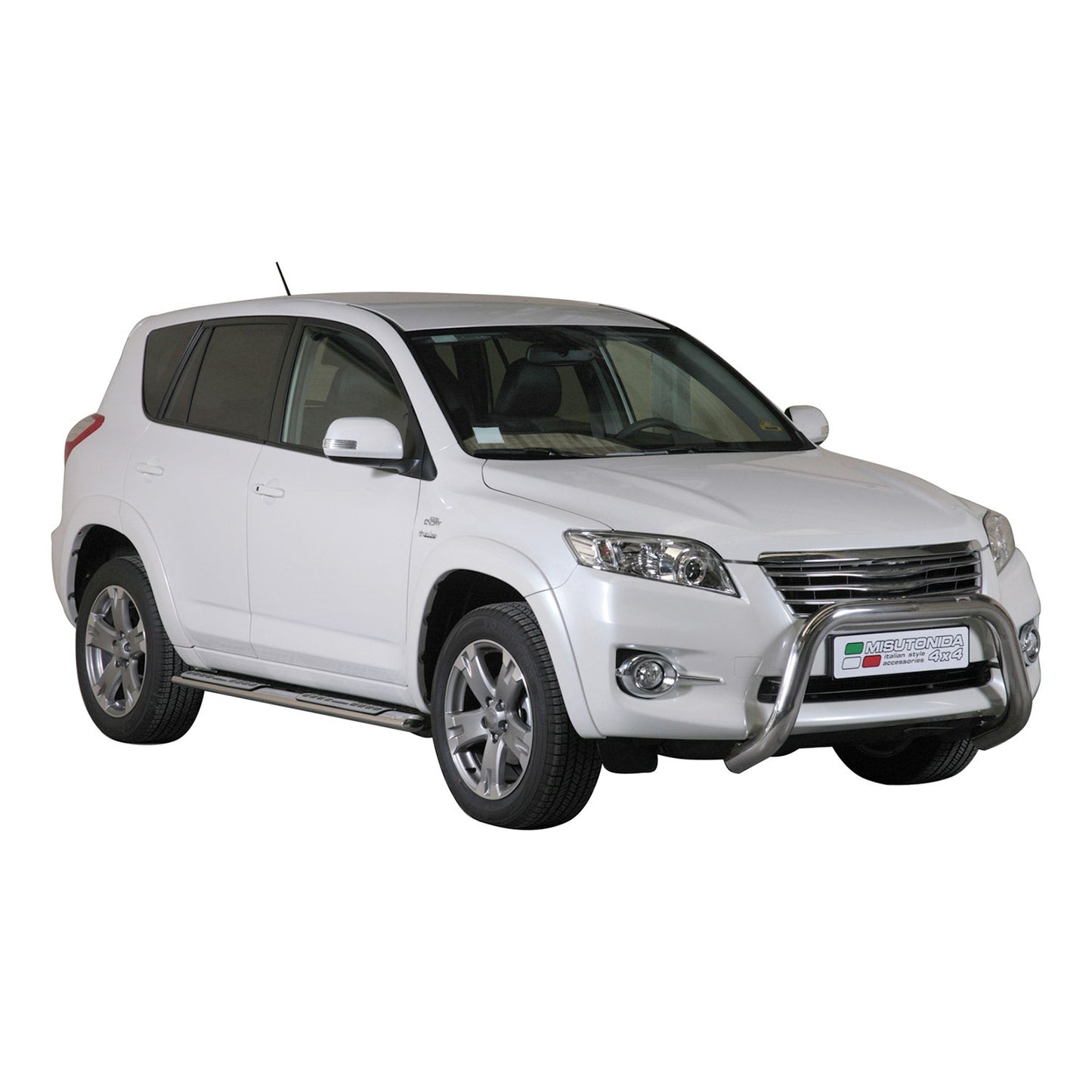 Bară de protecție/buton față pentru Toyota RAV4 XA30 2010-2012 ø76mm oțel argintiu