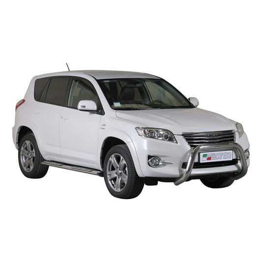 Bară de protecție/buton față pentru Toyota RAV4 XA30 2010-2012 ø76mm oțel argintiu