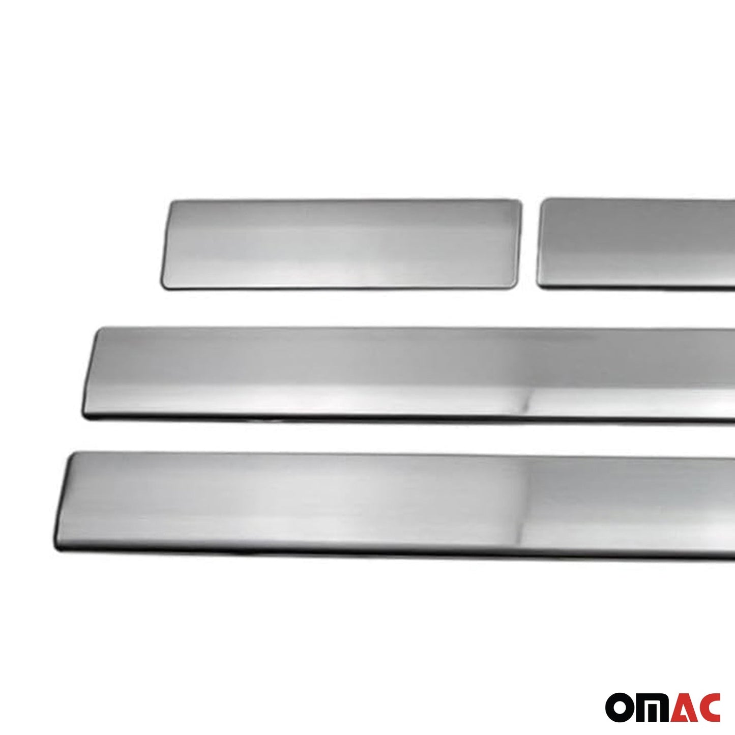 2004-2014 Nissan Navara Norm Chrome osłony progów drzwi ze stali nierdzewnej 4x