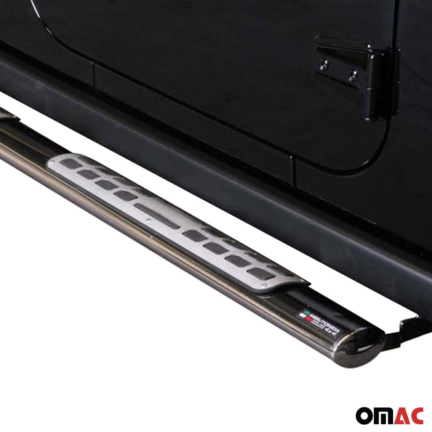 Edelstahl Seitenschweller Schwellerrohre für Jeep Wrangler 2011-2017 Silber